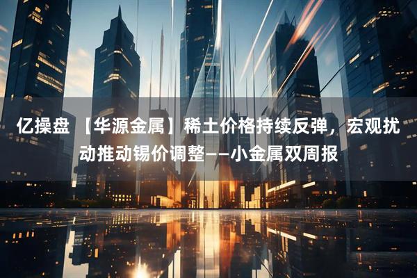 亿操盘 【华源金属】稀土价格持续反弹，宏观扰动推动锡价调整——小金属双周报